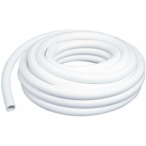 ESPIROFLEX Couronne Rouleau 5M Tuyau PVC Blanc Pression Souple à coller Ø 32mm diamètre/Bassins et Piscines