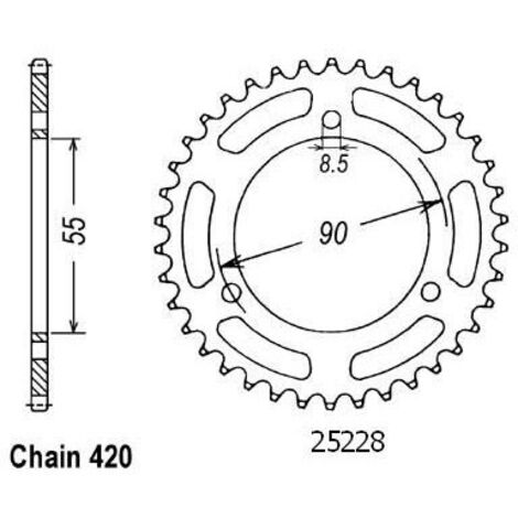 Couronne Rs2 50 Matrix 2003 - 420 - 47 Dents - Similaire JTR5228