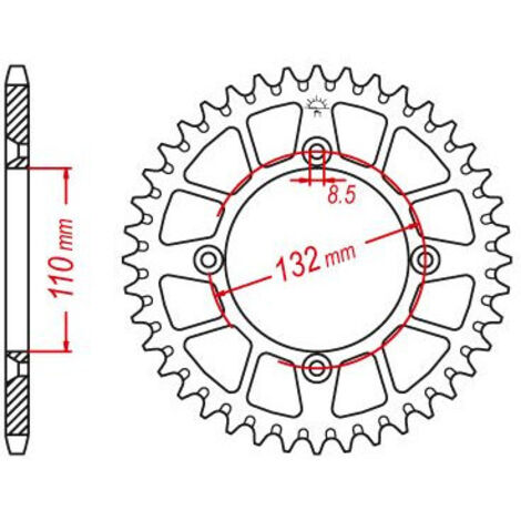 Couronne transmission Esjot pour moto KTM 85 Sx Petites Roues