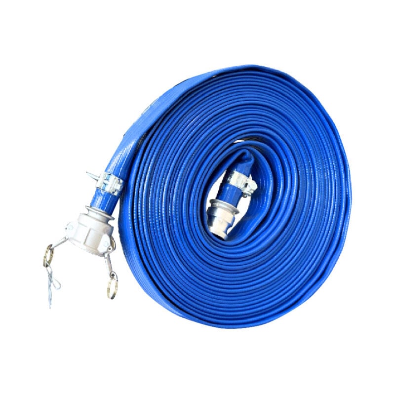 Couronne tuyau bleu 20M DN50 + racc pompier D362BLEU50PP20M