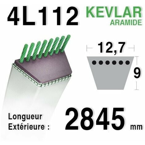 AUTRES Courroie 4L1120 - 4L112 AYP - BERNARD LOISIRS - HUSQVARNA 531007549 - 532165632 -170140 - 165632