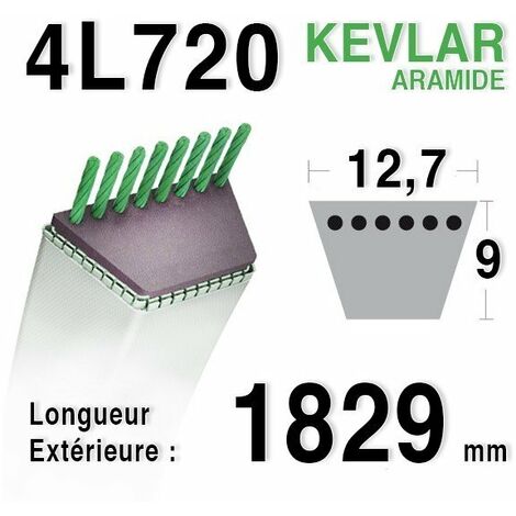 Courroie 4L720 - 4L72 - 107298
