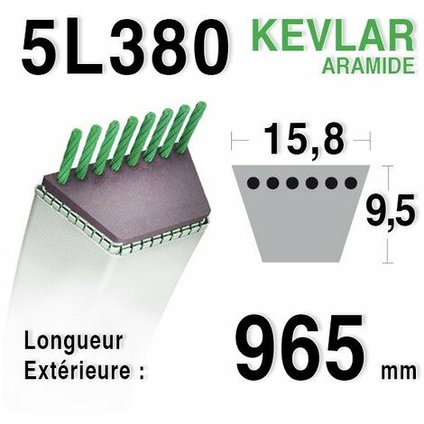 Courroie 5L380 - 5L38 KUBOTA 6132162210