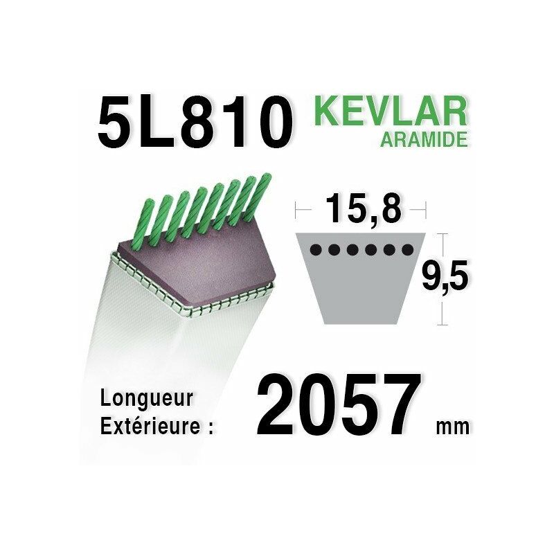 Courroie 5L810 - 5L81 MTD 7540182 AYP - ROPER 6474h AMF - NOMA 319005