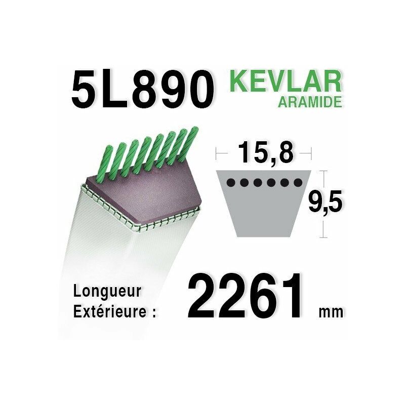 Courroie 5L890 - 5L89 AYP - HUSQVARNA - JONSERED - 180808 - 532180808
