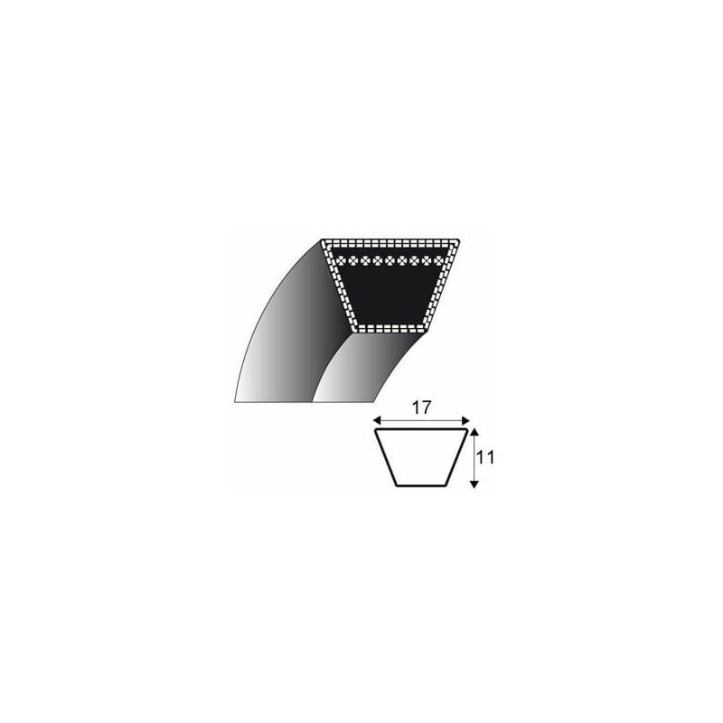 Courroie B53 - Trapézoidale 17 mm x 1419 mm - KARSIT 492063 LAWN BOY - 492063 - 647272731192