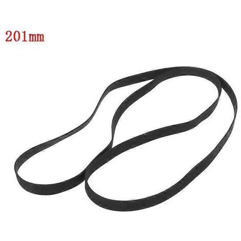 Courroie caoutchouc de remplacement pour platine vinyle, lecteur CD/DVD - Longueur pliée 20,1 cm - Haute qualité