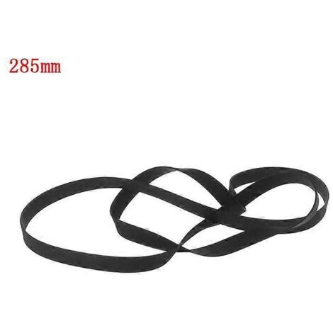 Courroie caoutchouc haute qualité pour platine vinyle, lecteur CD/DVD - 28,5 cm plié - Remplacement durable