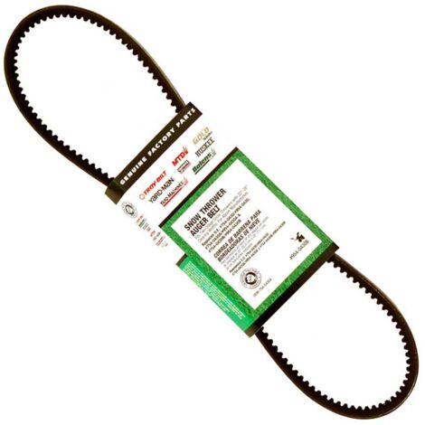 COURROIE DE DISTRIBUTION ÉPANDEUR DE NEIGE 611D E740F YM5655DE ORIGINAL MTD 754-0430C