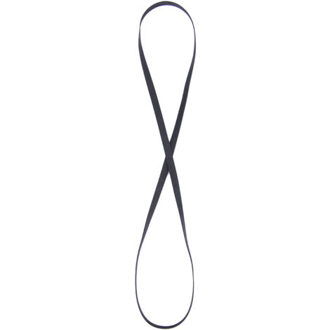 Courroie de plateau tourne-disque en caoutchouc noir, élastique et durable (270mm)