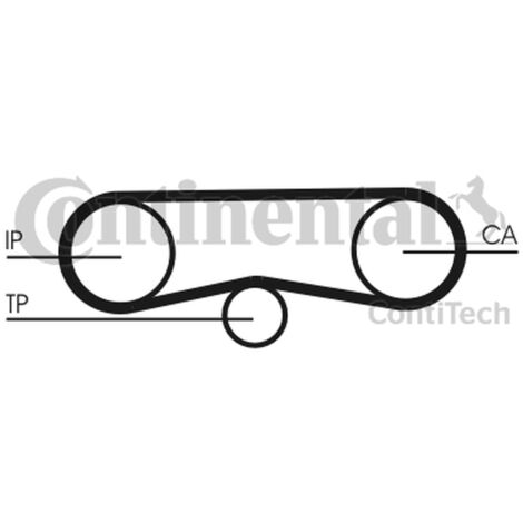 COURROIE DE POMPE D'INJECTION CONTITECH VW 2.5TDI