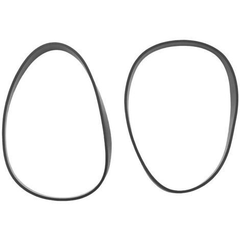 Courroie de rechange pour aspirateur Bissell Powerforce Helix - Remplacée par 1606428 - Lot de 2 - Haute qualité