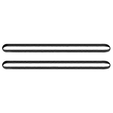 Courroie de remplacement plate en caoutchouc pour platine vinyle, largeur 6-10 mm - B-