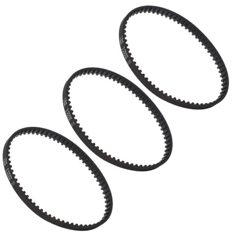 Courroie de Remplacement pour Aspirateur Bissell ProHeat 2X - Kit de 3 Courroies en Caoutchouc Standard