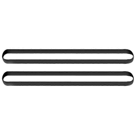 Courroie de remplacement pour platine vinyle, courroie plate en caoutchouc de 6 à 10 mm de large - H-