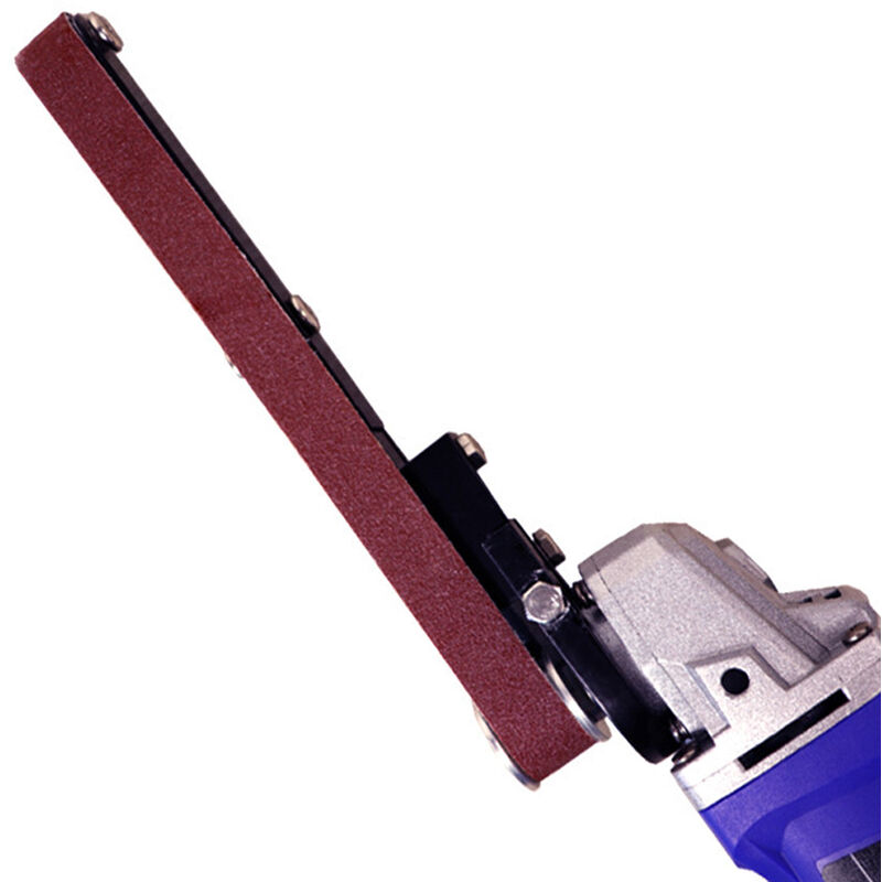 Machine à bande de sable modifiée pour meuleuse d'angle, Machine à bande de sable pour le travail du bois, adaptée au modèle 100 115 125