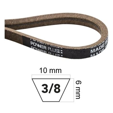 Courroie de tracteur de pelouse 3/8 pouces en KEVLAR compatible MTD