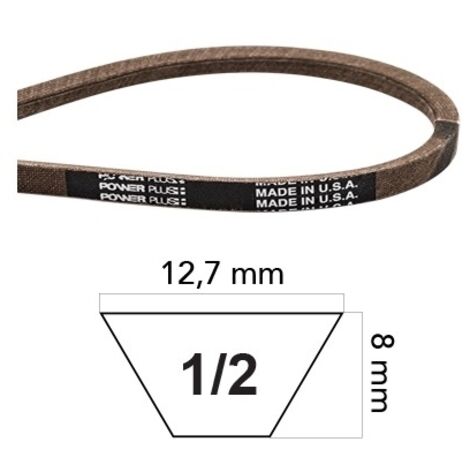 Courroie de tracteur de pelouse en KEVLAR 1/2 pouce compatible MTD 04044