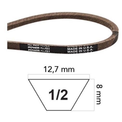 Courroie de tracteur de pelouse en KEVLAR COMPATIBLE MTD 754-04153