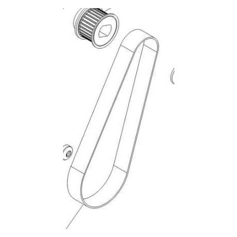 Courroie dentée autolaveuse karcher br35/12 - KAR 63484800 - Accessoires autolaveuses - karcher