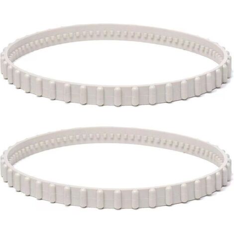 Courroie d'entraînement pour nettoyeur de piscine Hayward Aquavac Tiger Shark et SharkVac – Lot de 2 pièces – Coloris gris - RCX23002