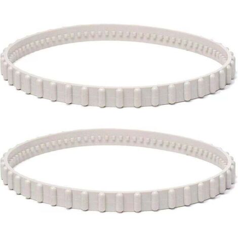 Courroie d'entraînement RCX23002 pour nettoyeur de piscine Hayward pour nettoyeur de piscine Aquavac Tiger Shark et SharkVac, 2 pièces