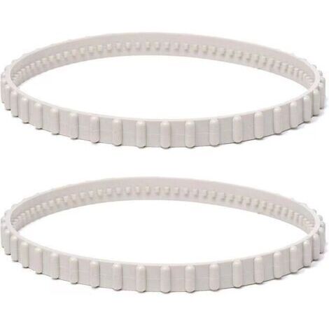 Courroie d'entraînement RCX23002 pour nettoyeur de piscine Hayward pour nettoyeur de piscine Aquavac Tiger Shark et SharkVac, 2 pièces