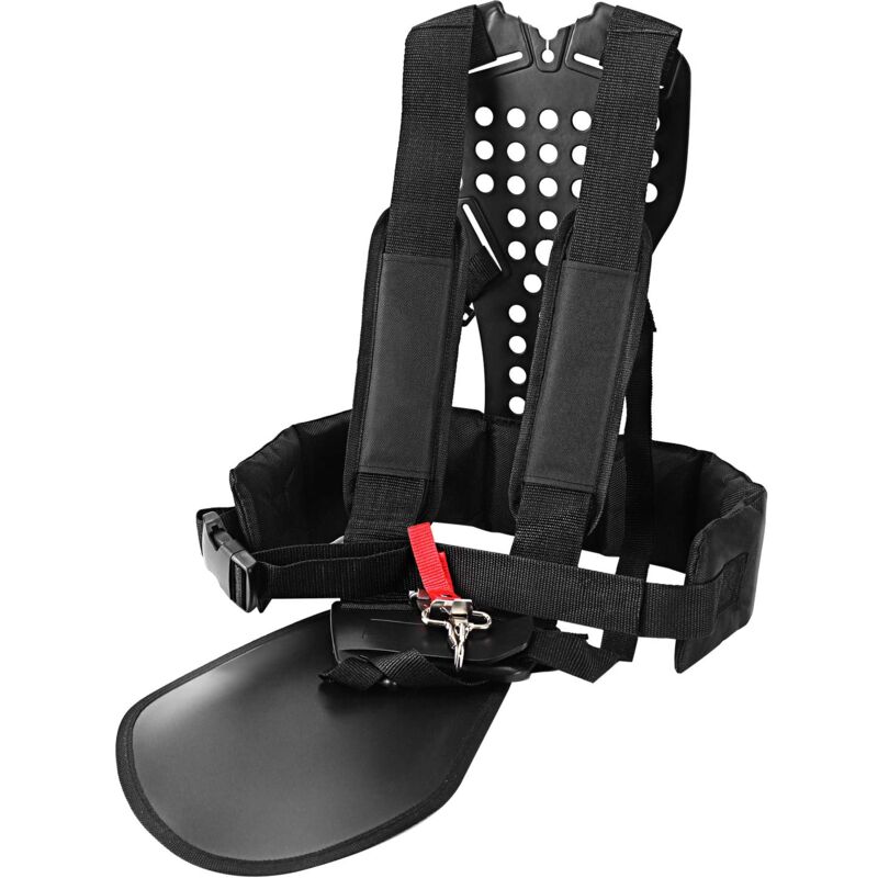 Courroie d'épaule double pour débroussailleuse, harnais pour débroussailleuse, ceinture en nylon pour tondeuse à gazon, pour kit de débroussaillage