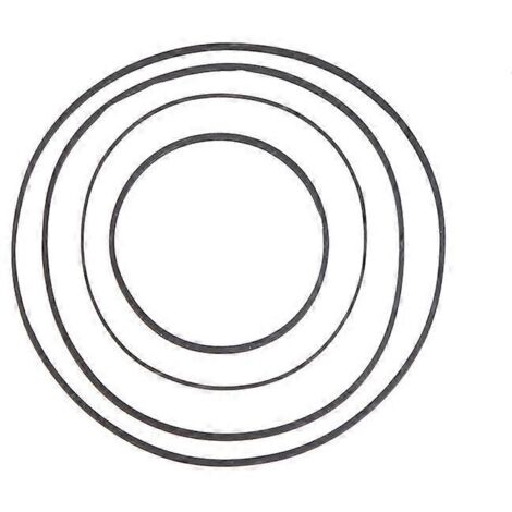 Courroie en caoutchouc (3 pièces) pour enregistreur Sanyo M-9990, M-9994 et M-9994K
