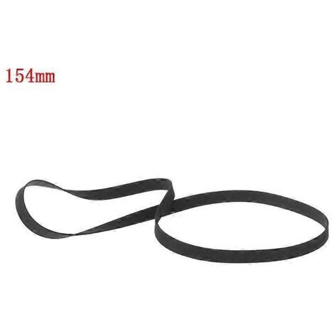 Courroie en caoutchouc de haute qualité pour platine vinyle, lecteur CD/DVD, pliable en deux, 15,4 cm.