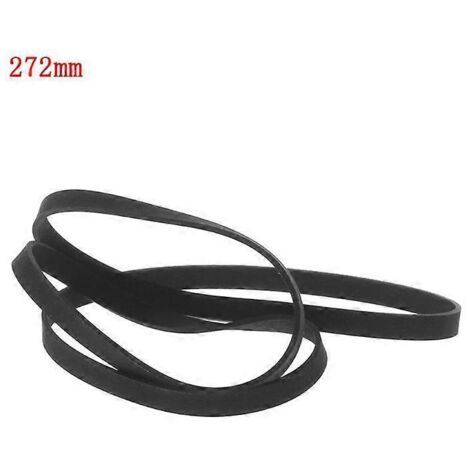 Courroie en caoutchouc de haute qualité pour platine vinyle, lecteur CD/DVD, pliable en deux, 27,2 cm.