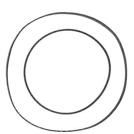 Courroie en caoutchouc de remplacement pour enregistreur Panasonic PX-5100/5120/5200/5300-PX 5200-