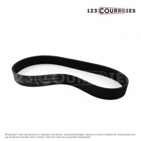 Courroie Hutchinson 8 PJ 523 MAEL Flexonic