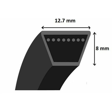 Courroie Kevlar section 4L (section 12,7x8mm) 2133,60mm
