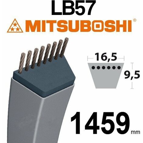Courroie lb57 HUSQVARNA 531005564 KUBOTA 751100056