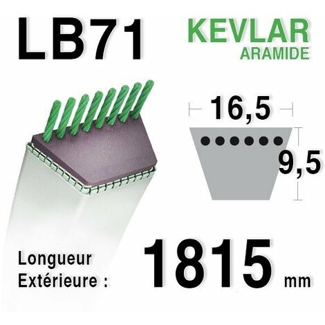 Courroie lb71 - 16,5 mm x 1815 mm