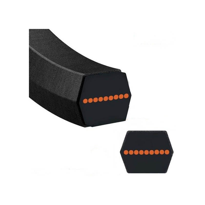 Courroie lisse hexagonale AA95