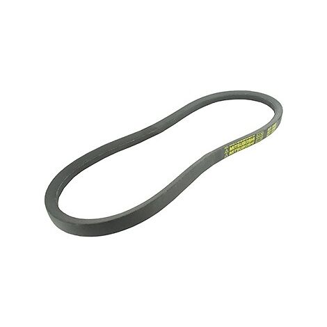 Courroie lisse trapézoïdale A53 section 13x8mm longueur extérieure 1400mm