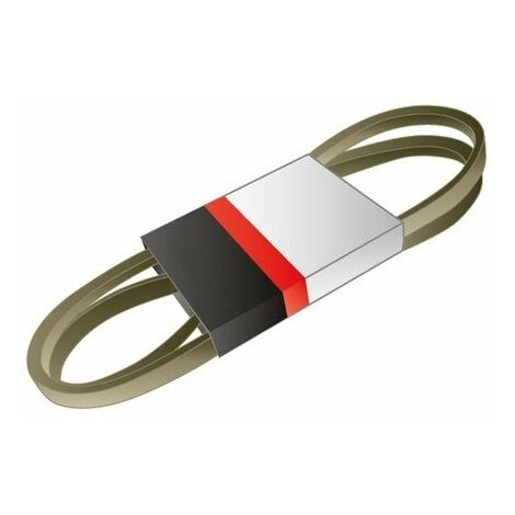 Courroie Lisse Trapézoïdale Mitsuboshi Série Spz (section 10x8mm) Longueur Ext: 2513mm.