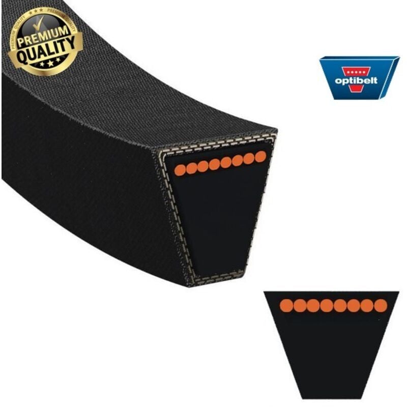 Optibelt - Courroie lisse trapézoïdale 5L68, Longueur ext: 1727.20mm