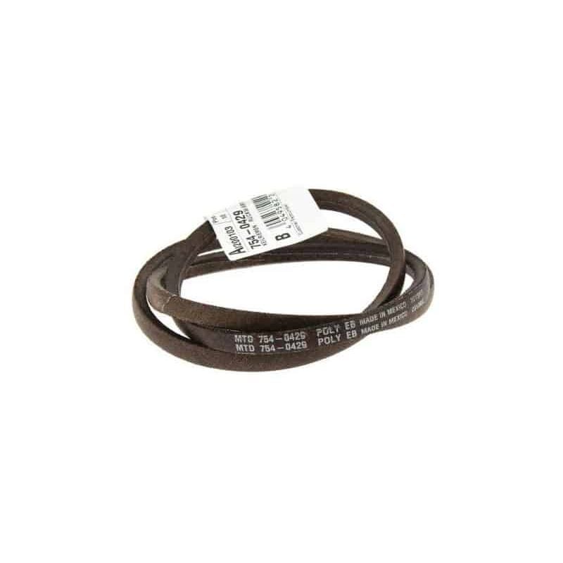 Courroie MTD 754-0429 - Long. ext. 116,8 cm