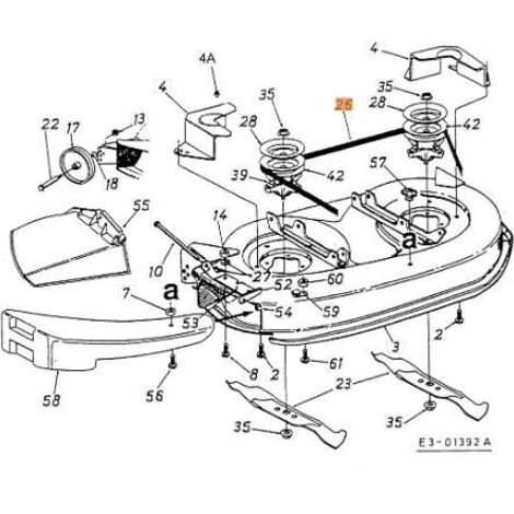 COURROIE ORIGINALE EMAK C7540329A