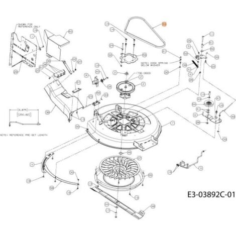 COURROIE ORIGINALE EMAK C75404190