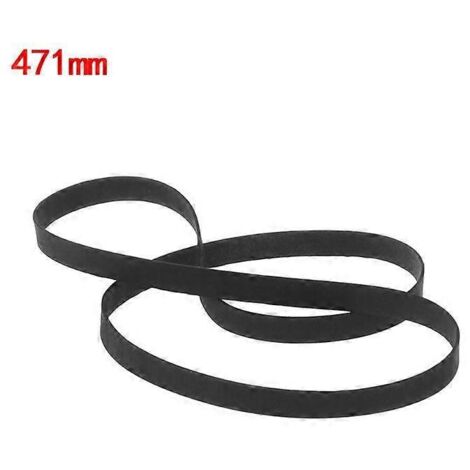 Courroie plate 5mm pour magnétophone cassette, assortiment de courroies communes pour enregistreur, pliée en deux 471mm