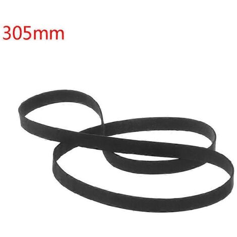 Courroie plate 5mm pour magnétophone cassette, assortiment de courroies pliées 305mm pour enregistreur.