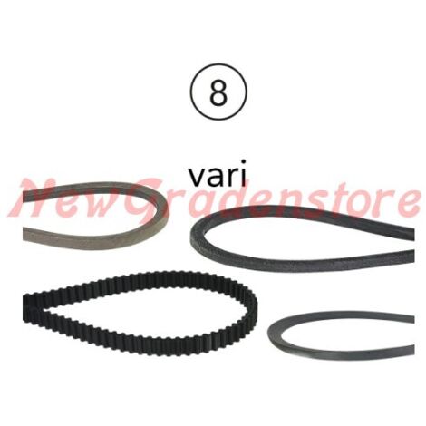 Courroie plate d'entraînement latéral SANDRIGARDEN 23x922mm 203730 520041
