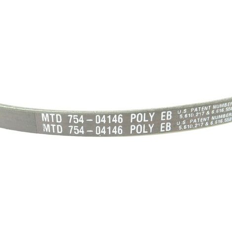 Courroie pour moteur thermique tondeuse 53SPB, 53SPO, 53SPH, 53SPKM – Longueur 1,5m – Compatible avec modèles MTD 754-04146