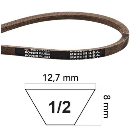 Courroie pour tracteur de pelouse 8-10-11-12 HP 32" simple lame TORO 28-5250 680053