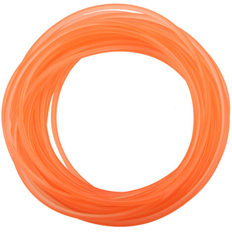 Courroie ronde en polyuréthane PU lisse orange pour transmission d'entraînement(5mm10m)