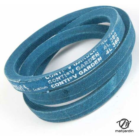 Courroie tondeuse Continental 4L360 kevlar trapézoïdale  12,7 x 914 mm